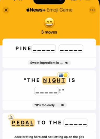 Apple Launches Exclusive Emoji Game Puzzle for News+ Subscribers in the U.S. and Canada