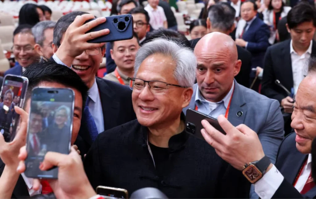 China Commerce Minister Discusses AI and Foreign Investment with Nvidia CEO Jensen Huang